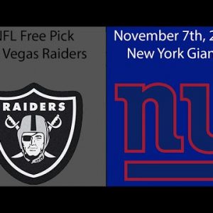 NFL Free Pick For November 7th, 2021- Las Vegas Raiders @ New York Giants | Earle Sports Bets