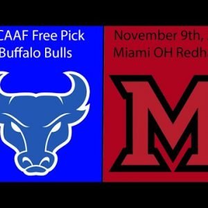 NCAAF Free Pick For November 9th, 2021- Buffalo @ Miami OH | Earle Sports Bets